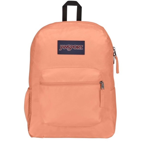 NEW Neon Peach JanSport Back to School Summer Travel Backpack Teen & Adult Bag - Picture 1 of 8